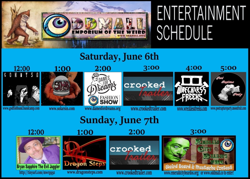 entertainment schedule June 2015